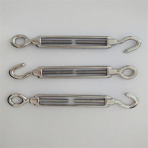 ⚡️Buy Maxbell Stainless Steel Turnbuckle Wire Rope Tensioner Hook Eye ...