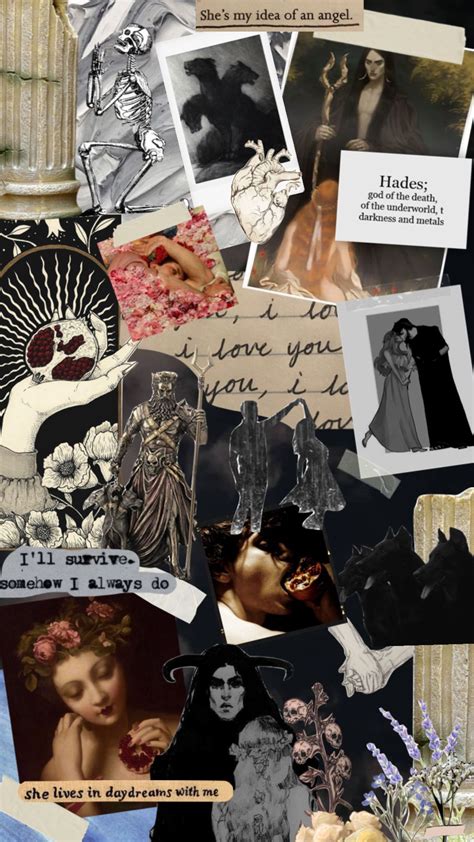 #moodboard #collage #aesthetic #hadesandpersephone #hades # ...