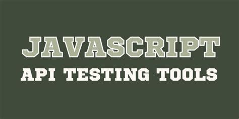API Testing JavaScript 的图像结果