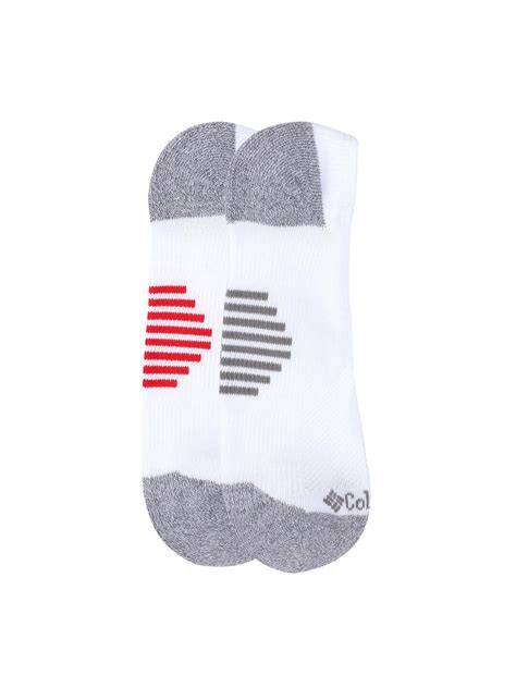 Columbia Men White SOCKS MN 3P ECLPS LNR-ACC STR (3 Pair) (Non Returna