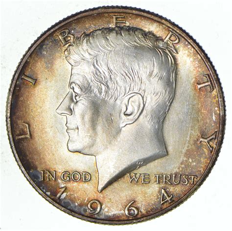 1964 Kennedy Half Dollar Value 1964 Ngc Pf 64 Accented Hair Kennedy ...