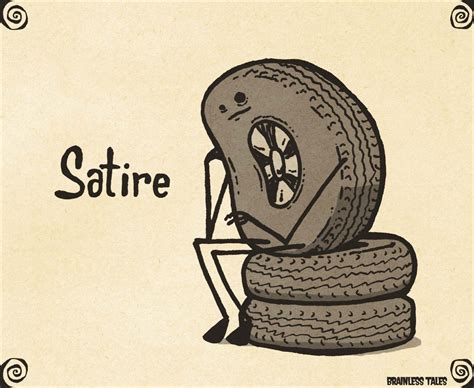 Image result for Exaggeration Satire Examples