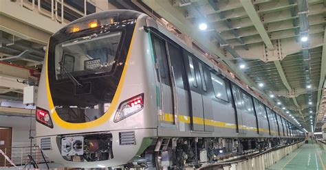 yellow metro line stopping at few stations initially