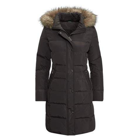 Faux-Fur-Trim Down Coat for Women | Ralph Lauren® IN