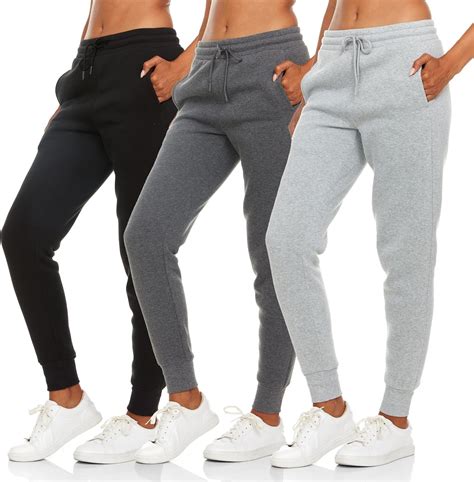 Amazon.com: BottomLine 3 Pack Sweatpants Women, Comfortable Womens ...