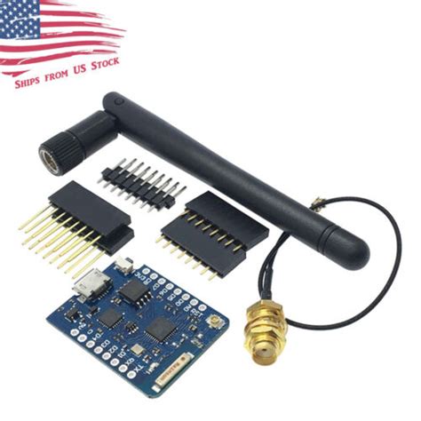 D1 Mini Pro NodeMCU WiFi LUA ESP8266 ESP-12 WeMos India | Ubuy