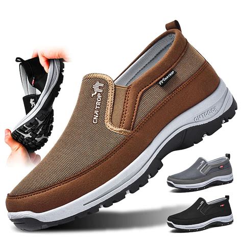 Men's Breathable Slip-On Outdoor Shoes – Lightweight and Durable ...