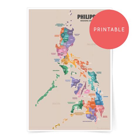 Philippine Map With Regions Philippines Map Guide Of The World