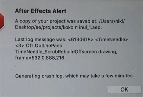 after effects bcc error | Community
