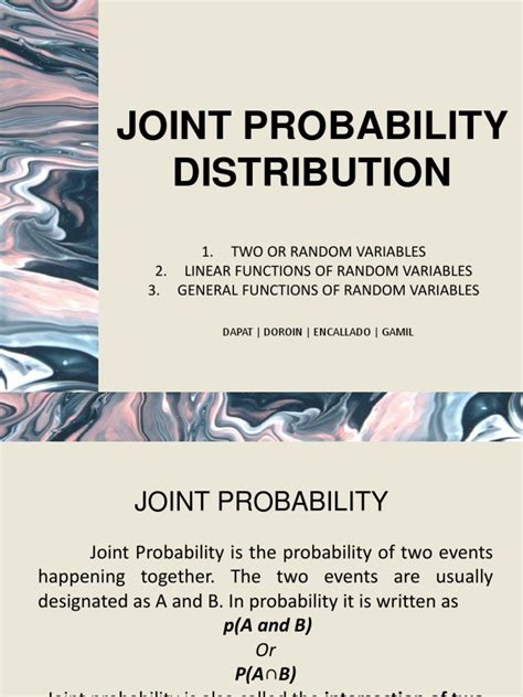 Joint Probability Distribution Introduction 的图像结果