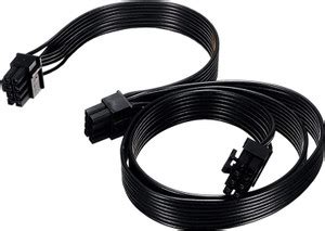 betaohm Beta Ohm 8 Pin Male to Dual (6+2 pin) Male PCIE compatible with ...