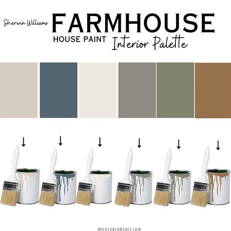 Farmhouse Color Palette Sherwin Williams Modern Farmhouse Sherwin