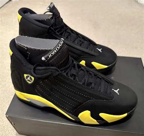 Jordan 14 Thunder Air Jordan 14 "Thunder" On Foot Look