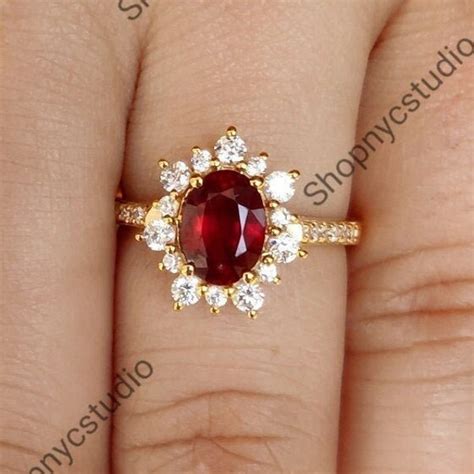 Image result for Small Ruby Ring