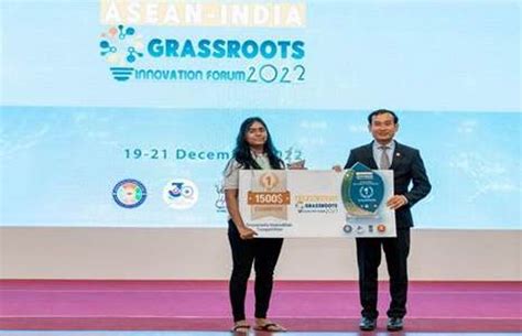 Shalini Kumari Gets First Prize in Grassroots Innovation Competition at ...