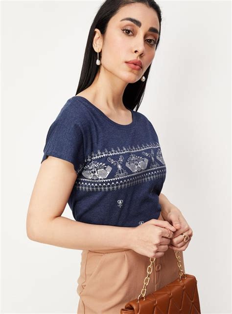 Buy Women Extended Sleeve Graphic T-shirt Online at just Rs. 399.0 ...