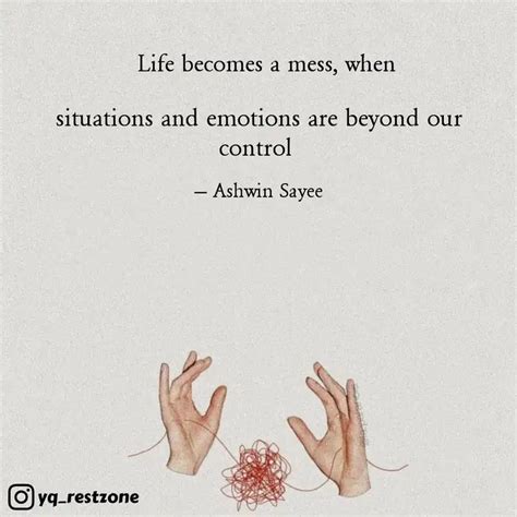 situations and emotions a... | Quotes & Writings by Ashwin Sayee ...
