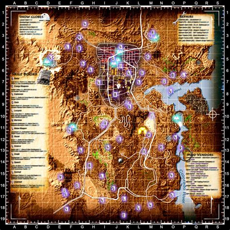 Fallout New Vegas All Locations