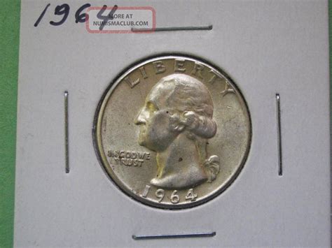 1964 - P Washington Silver Quarter - S/h