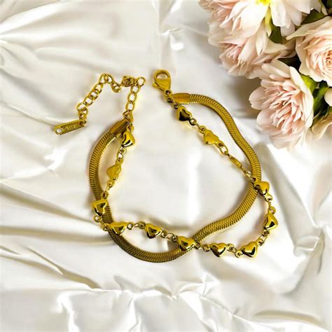 GOLDEN HEARTBEAT LAYERED BRACELET – My Store