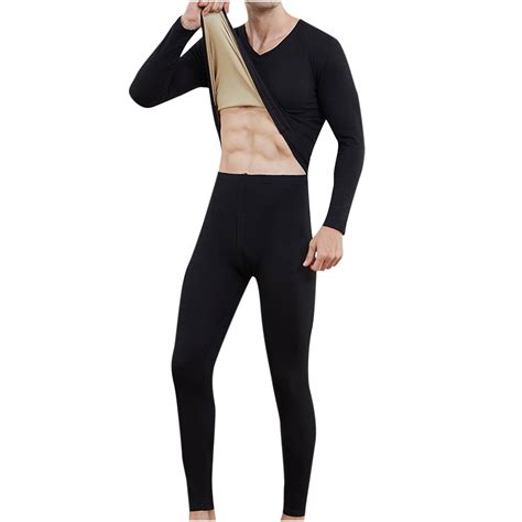 IYTR 2Pcs Mens Silk Winter Thermal Set Soft Underwear Base Long Johns ...