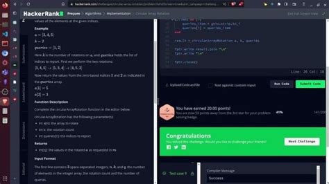 Circular Array Rotation HackerRank Solution 的图像结果