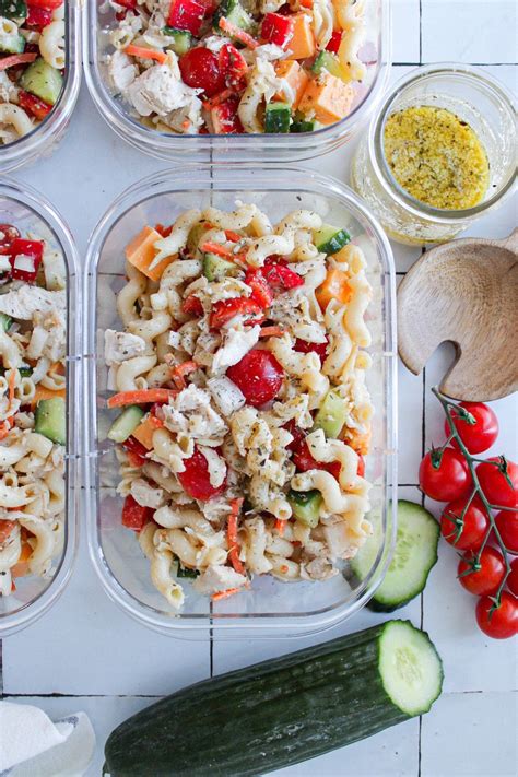 High Protein Pasta Salad | Recipe | Salad meal prep, High protein pasta ...
