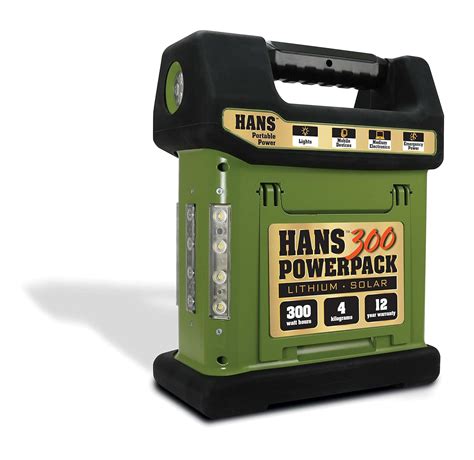 HANS™ PowerPack 300 - Solar Home Electric System : Amazon.in: Garden ...