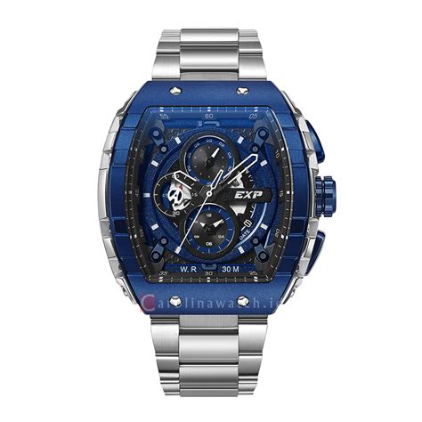 Jam Tangan Expedition EXP Chronograph EX 6782 MCBTUBU Men Blue Dial St ...