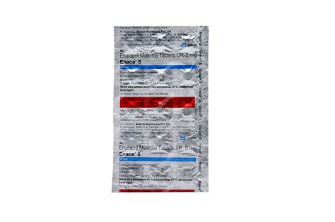 Enace 5 MG | Order Enace 5 MG Tablet Online at Truemeds