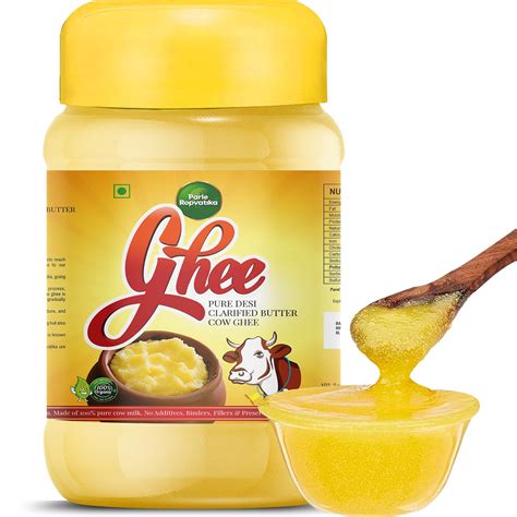 Buy Parle Ropvatika Panchagavya Ghritham Pure Desi Cow Ghee Clarified ...