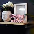 NUKKAD TALES Reading is Therapy Peach Showpiece Home Decor Items for ...