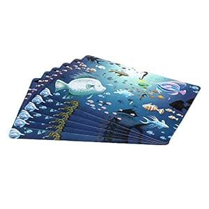 KHUSHI CREATION Colorful Printed Refrigerator/Fridge Drawer Mat, Pack ...