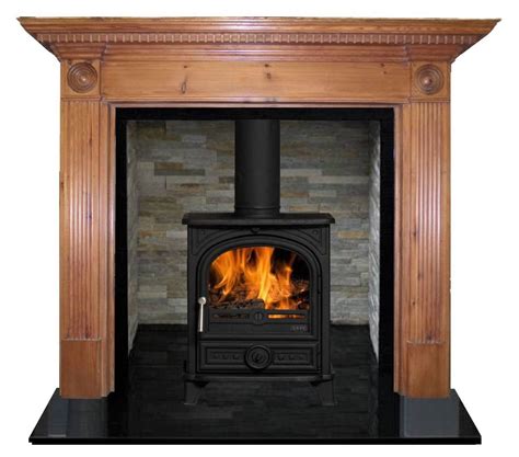 Buy Online: The Small Georgian Pine Wood Fireplace Surround | Fireplace ...
