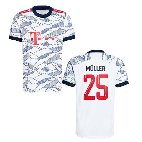 Next Print Muller Jersey New Club 25 Number Football Jerseys Men's Awa