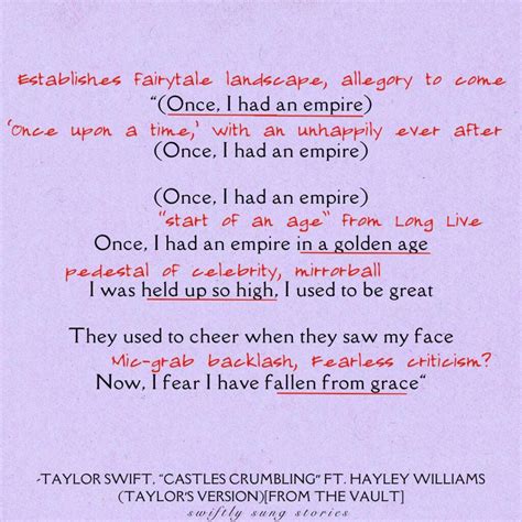 Happily Never After: Full Analysis of Taylor's "Castles Crumbling ...