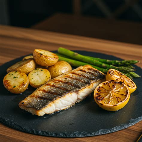 Grilled Mediterranean Sea Bass with Lemon and Thyme: A Flavorful Feast