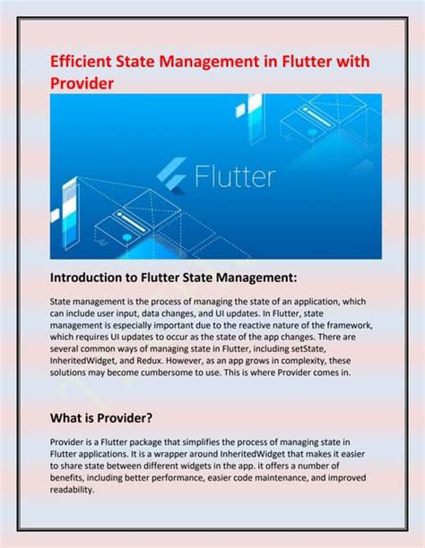 Provider State Management Flutter With 的图像结果