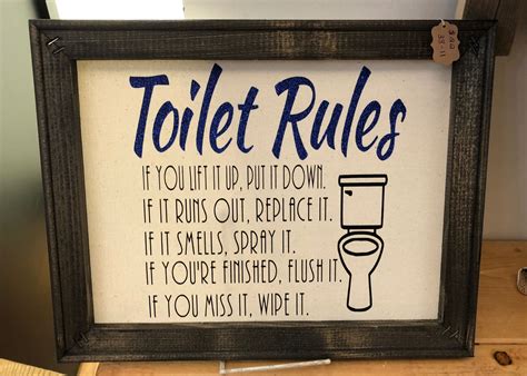 Funny Bathroom Quote Sign