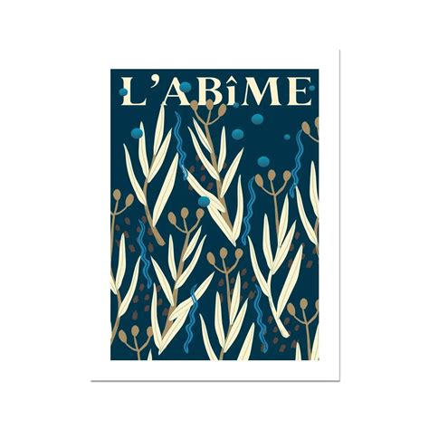 L'Abime - Graphic Wall Art - Beach House Art
