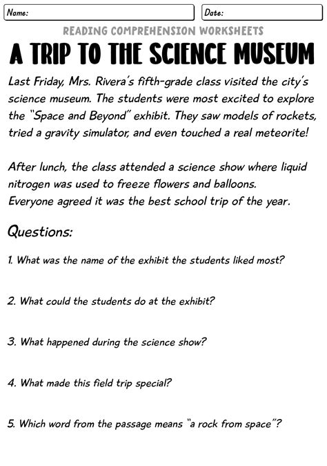 Advanced Reading Comprehension Worksheets 的图像结果