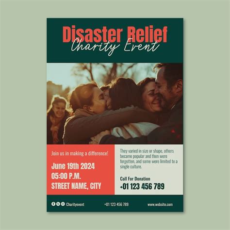 Disaster preparedness awareness poster Images - Free Download on Freepik