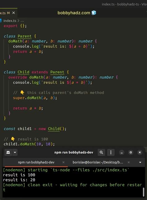 Image result for JavaScript Class Call Super Method