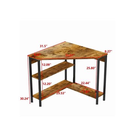 Mozek Triangle desk (Rustic Brown) - TEKAVO