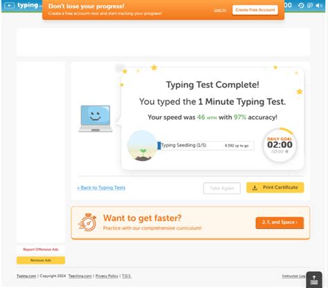 2-Minute Typing Test Practice 的图像结果