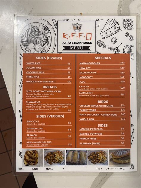 KFFO Afro Steakhouse, Houston - Menu, Reviews (105), Photos (20 ...
