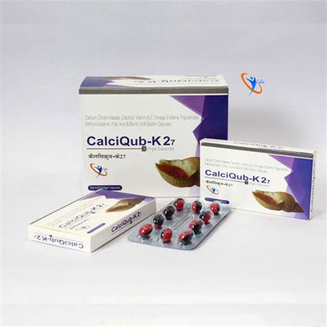 CALCIQUB- K 27 SOFTGEL CAPSULES Cubic Lifesciences Pvt. Ltd.