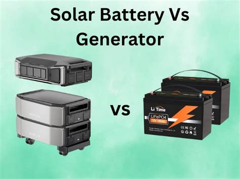 Image result for Solar Battery Array vs Generator