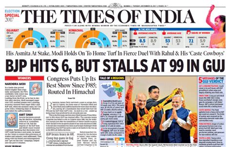 ‘BJP’s victory, Congress’s rebirth’: What the front pages said about ...