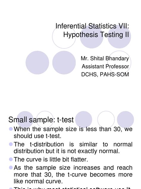 7 Inferential Statistics VII - May19 2014 | PDF | Chi Squared Distribution | Normal Distribution